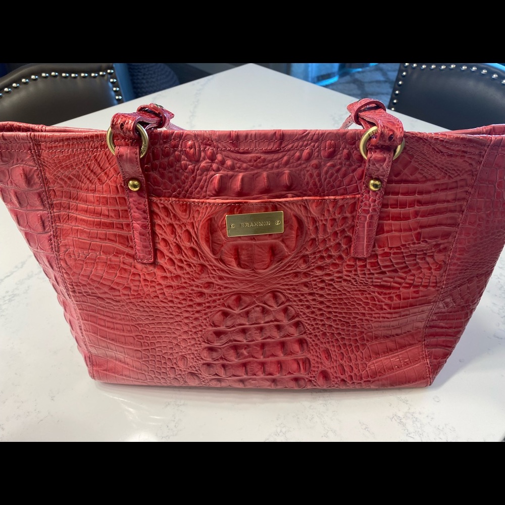 Brahmin fascia tote with zip top
